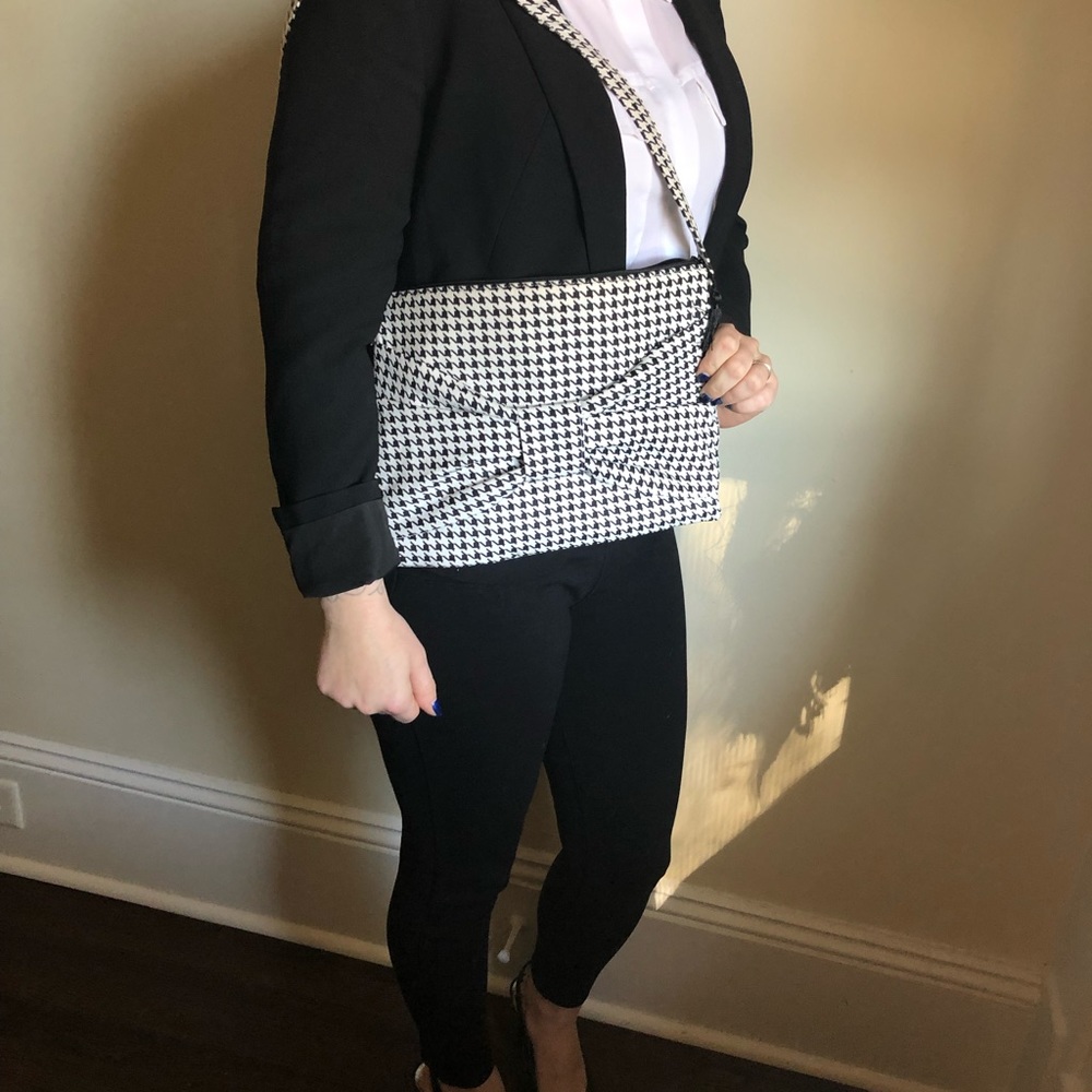 Black and white bag